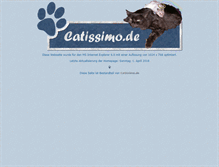 Tablet Screenshot of catissimo.de